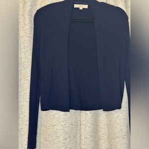 Navy Waist Length Sweater